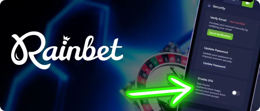 Rainbet 2FA og sessionssikkerhed