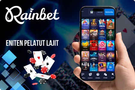 Rainbet Eniten pelatut lajit