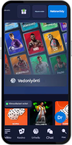Rainbet Kay virallisella verkkosivustolla