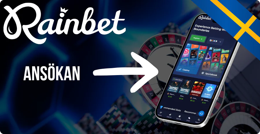 Rainbet PWA-app iOS Android enheter