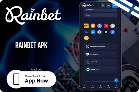 Rainbet APK-lataus Android-puhelimeen selaimesta