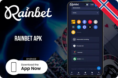 Rainbet App download for android nettleser