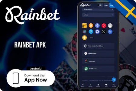 Rainbet App download Android webbläsare