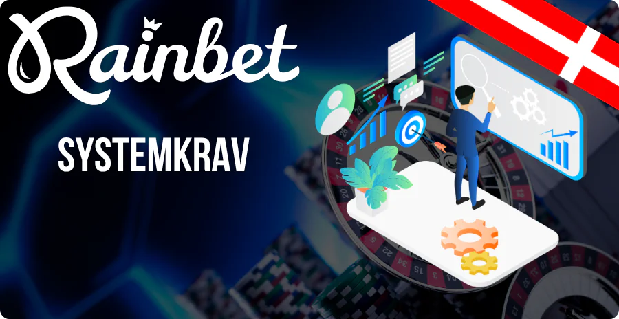 Rainbet app systemkrav Danmark iOS Android