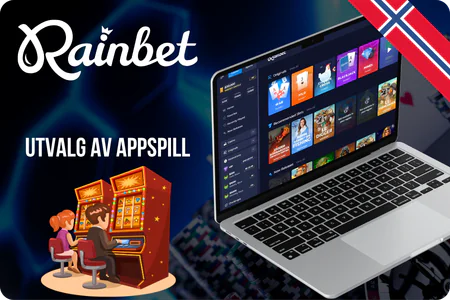 Rainbet appens spillutvalg spilleautomater live casino